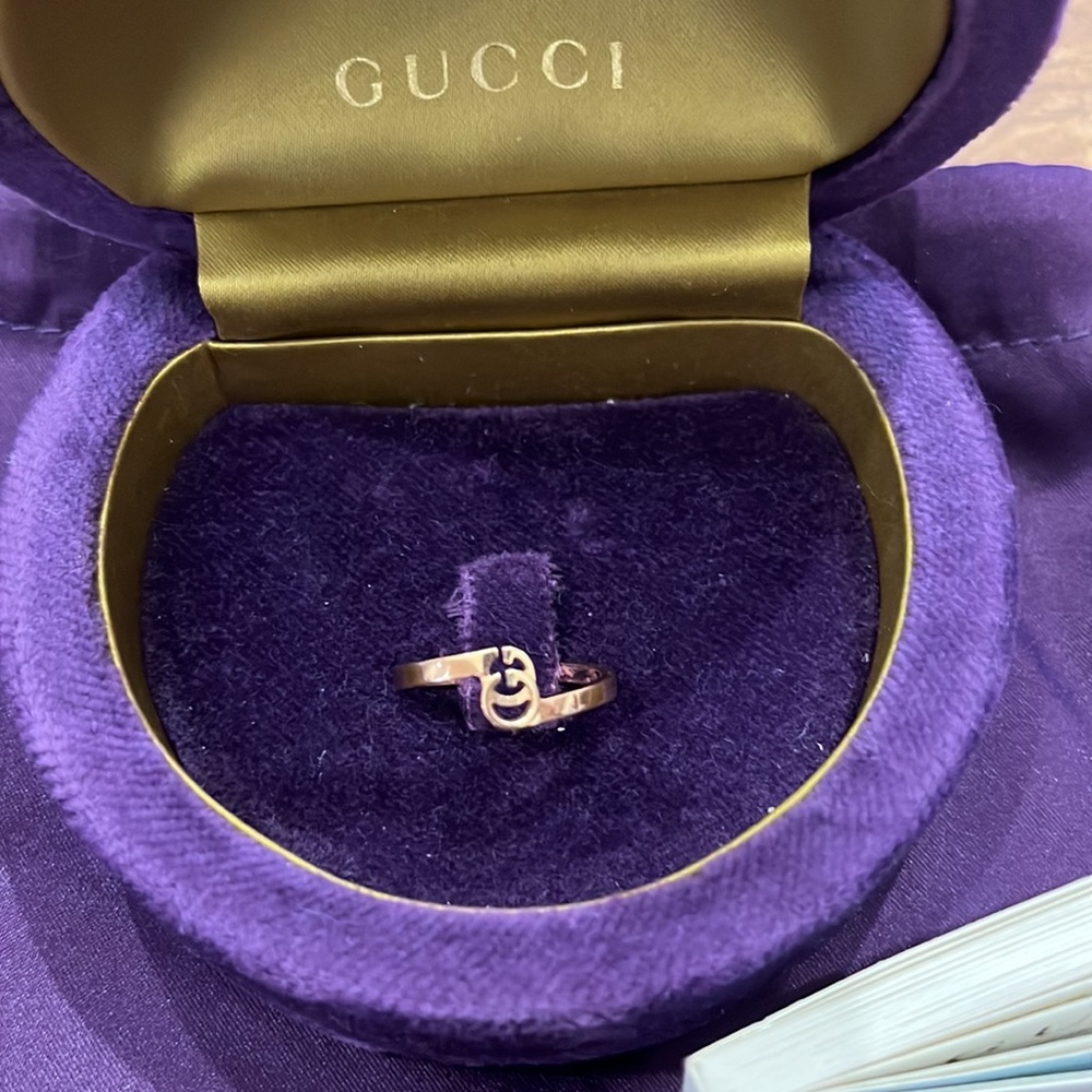 Gucci GG Running Ring 18K Rose Gold
